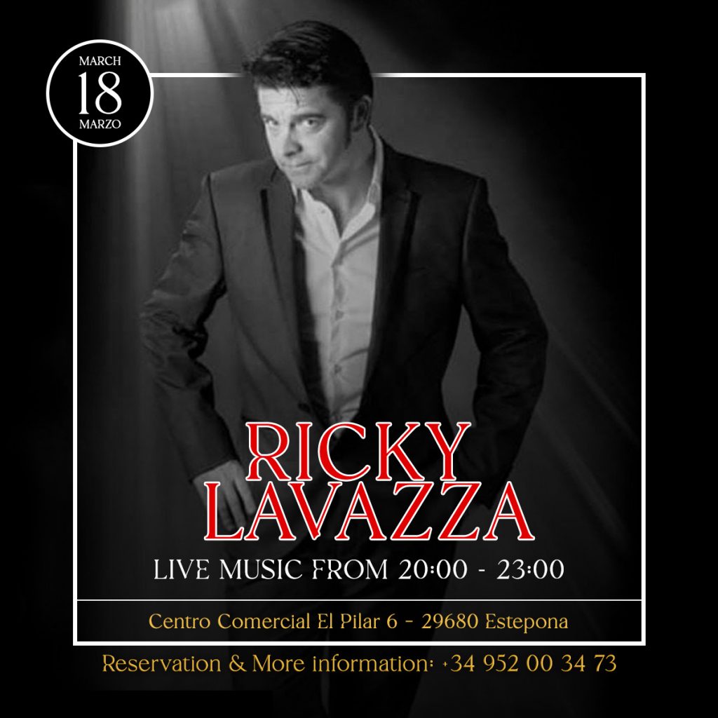 LIVE MUSIC with Ricky Lavazza