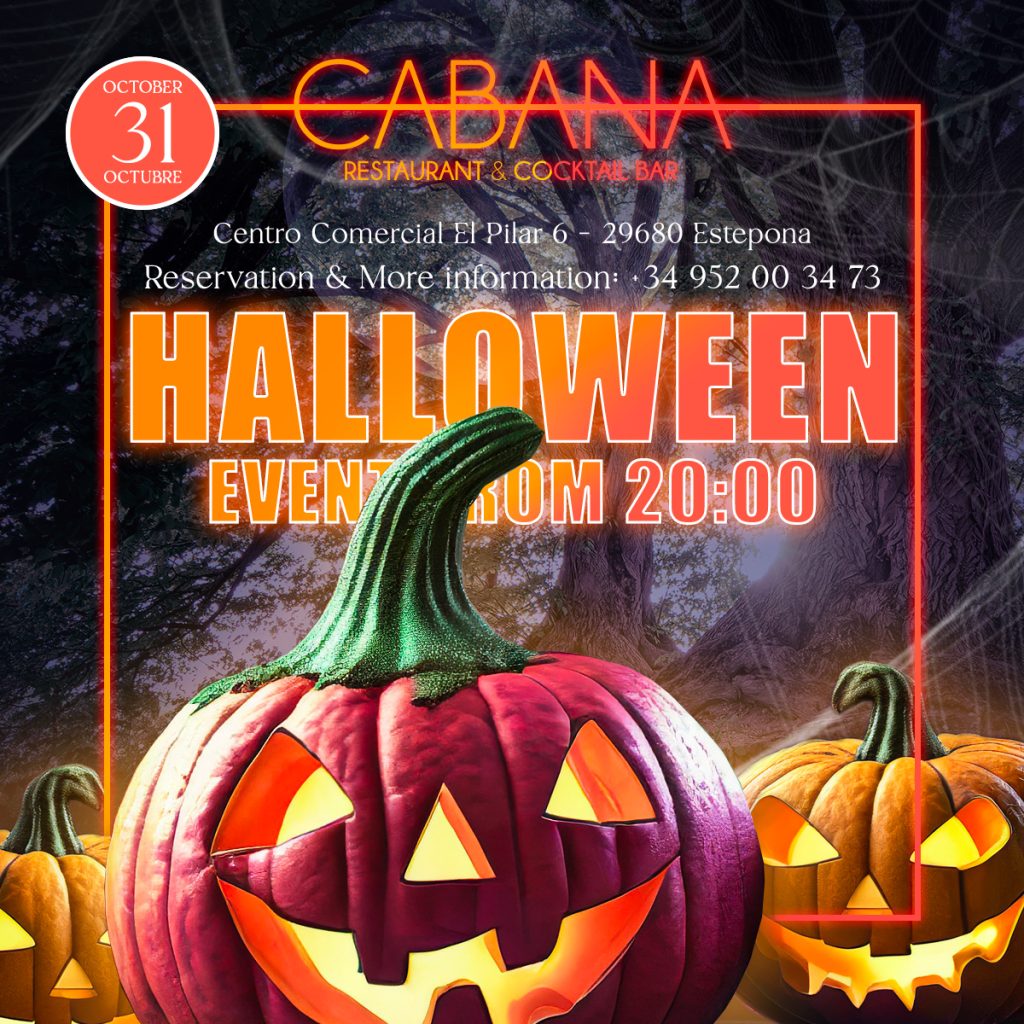 Halloween party at Cabana Restaurant & Cocktail Bar 